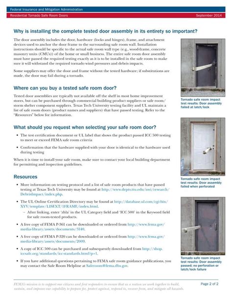 Tornado Shelters – THANK YOU FEMA! Schultz Squared