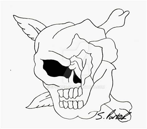 Drawing Roses Tattoo - Line Art , Free Transparent Clipart - ClipartKey