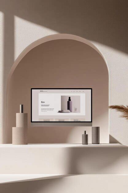 Minimalist Beauty Product Display | Premium AI-generated image