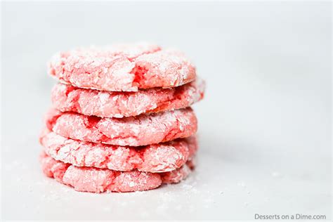 Strawberry Cake Mix Cookies - Ready in under 10 minutes!