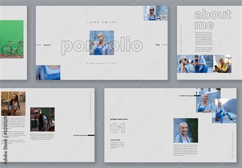 Portfolio Design Layout Stock Template | Adobe Stock