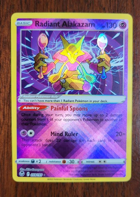 Radiant Alakazam might be my favorite radiant so far : r/PokemonTCG