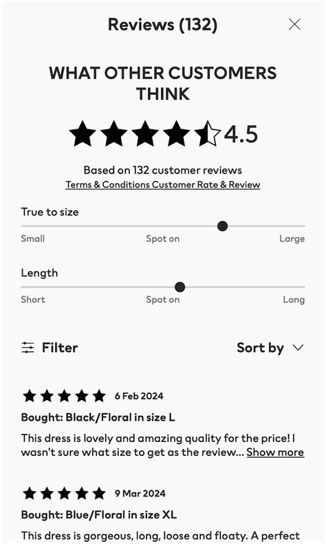 482 ‘User Reviews Section’ Design Examples – Baymard Institute