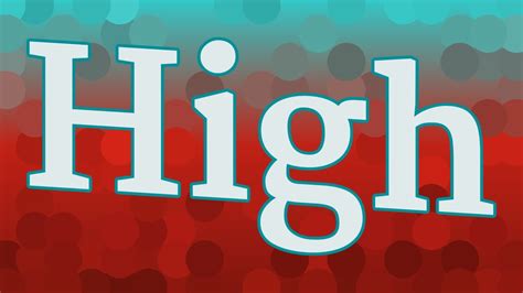 HIGH pronunciation • How to pronounce HIGH - YouTube