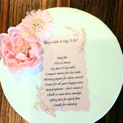 Bridesmaid Gift: Bridal Touch-Up Kit