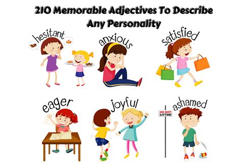 210 Memorable Adjectives To Describe Any Personality - Teaching Expertise