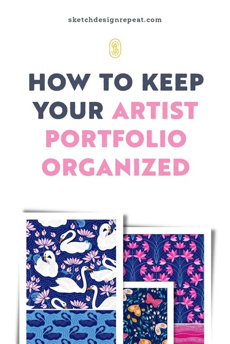 How to Keep Your Artist Portfolio Organized - Sketch Design Repeat