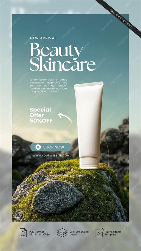Beauty Product Promotion Cosmetic And Skincare Promotion Sale Social ...