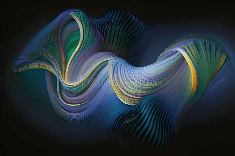 Harmonious Blend of Color and Shape, Generative AI Stock Illustration ...