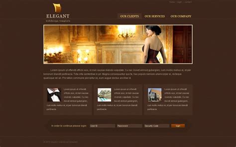 Elegant webdesign template by bographics on DeviantArt