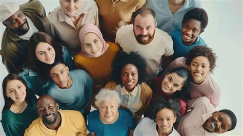 Premium Photo | Diverse group of people standing together symbolizing ...