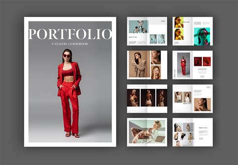 Minimalist Portfolio Layout (Download) on Behance