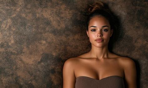 Confident woman with natural makeup | Premium AI-generated image