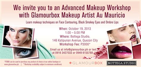 Glamourbox Advanced Makeup Workshop with Au Mauricio