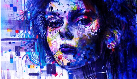 Download Drawing Woman Artistic Wallpaper