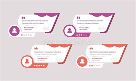 Modern Professional Customer Feedback or Client Review Web Infographic ...