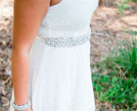 Bridal Sash Wedding Dress Sash Bridal Rhinestone Beaded Sash - Etsy