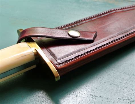 Hand Crafted Classic Leather Knife Sheath by Strong Horse Leather ...