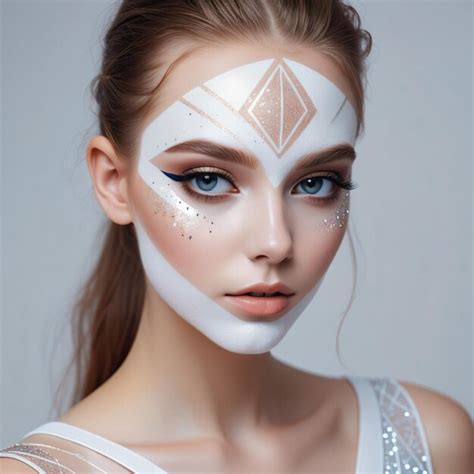 Premium Photo | Cinematic Beauty Artistic Makeup and Film Grain