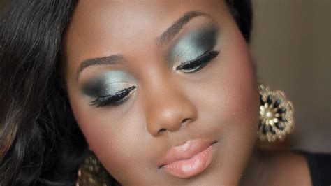 Elegant Emerald Evening Makeup Look with Fashion Fair | Chanel Boateng