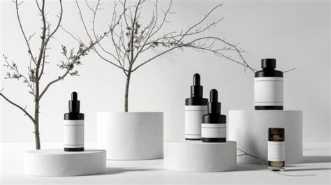 Minimalist Beauty Product Display | Premium AI-generated image