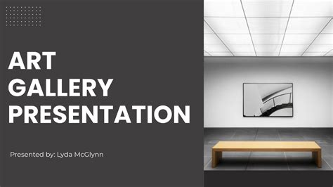 Free Art Gallery Presentation Template to Edit Online