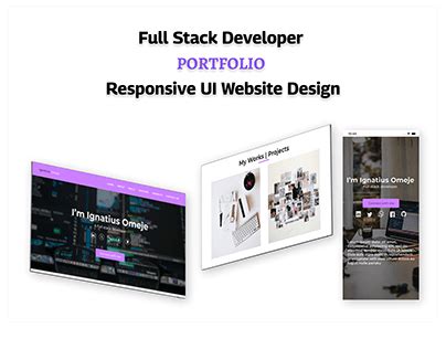 Responsive Portfolio Projects :: Photos, videos, logos, illustrations ...