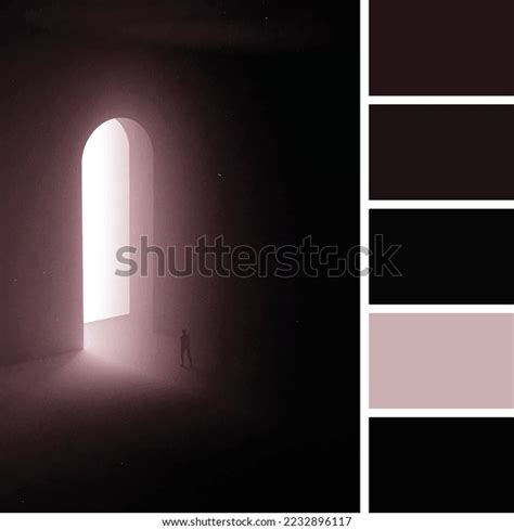 Color Palette Color Harmony Art Work Stock Vector (Royalty Free ...