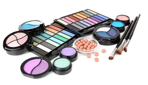 Premium Photo | Professional makeup tools isolated on white