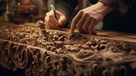 Premium AI Image | Detailed Woodworking and Craftsmanship
