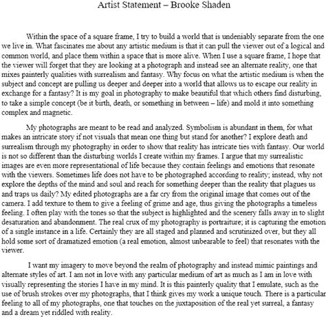 How to Write an Artist Statement in 8 Steps