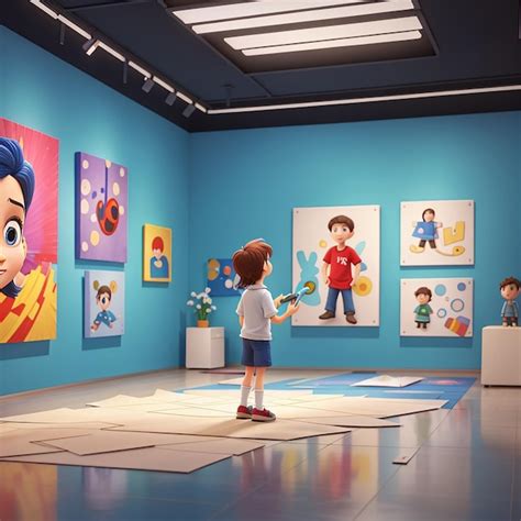 Premium Photo | Interactive Art Gallery