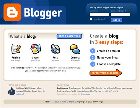 Project: Blogger redesign | Stopdesign