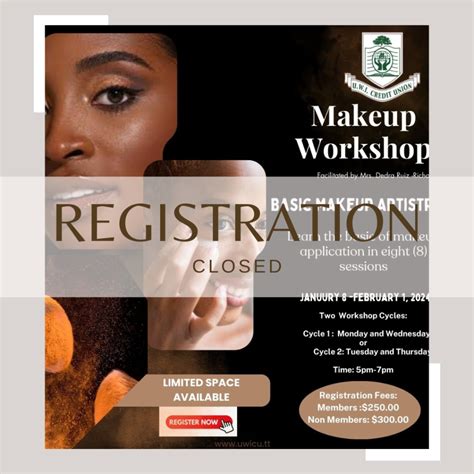 UWICU MAKEUP ARTISTRY WORKSHOP 2024 | UWI Credit Union