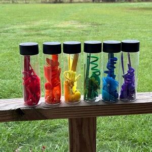 Rainbow Sensory Bottles Rainbow Color Bottles I Spy Rainbow Bottles ...