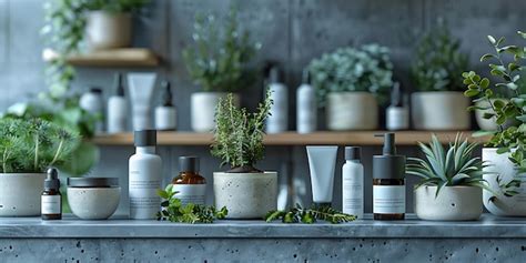 A flat lay of beauty products | Premium AI-generated image