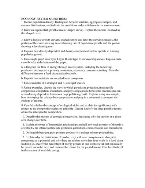 Questions for Review