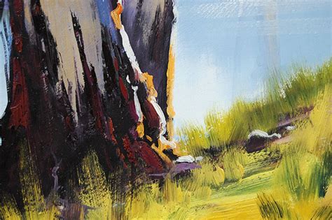 Oil Painting Eucalyptus Trees Landscape by Award Winning | Etsy