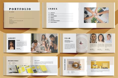 Clean Portfolio Magazine InDesign Template | Design Shack