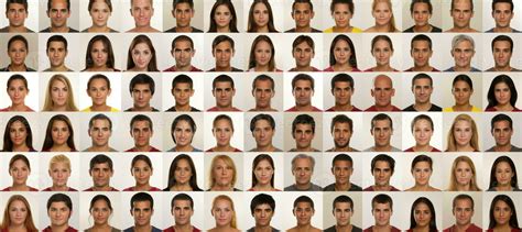 AI generated High res passport style portraits of diverse ethnicities ...