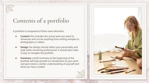 How do I ensure my Pro Artist Portfolio conveys consistent artistry & elegance?