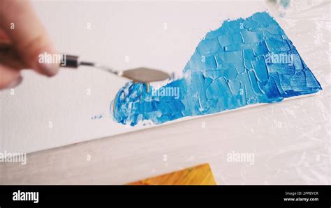 Art studio creative process abstract artwork Stock Photo - Alamy