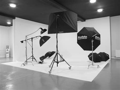 Photography Studio Setup with Professional Equipment