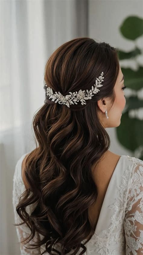 15 Gorgeous Bridal Hairstyle Inspirations for Long Hair - Cheer Lives