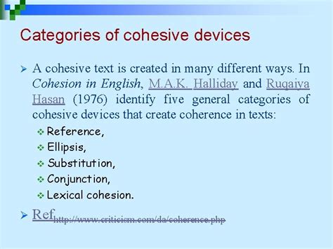 NLP Module 2 Outline Cohesion and Coherence Ambiguity