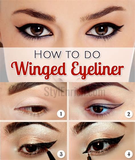 How to Do Winged Eyeliner : Tutorial For Perfect Eye Makeup