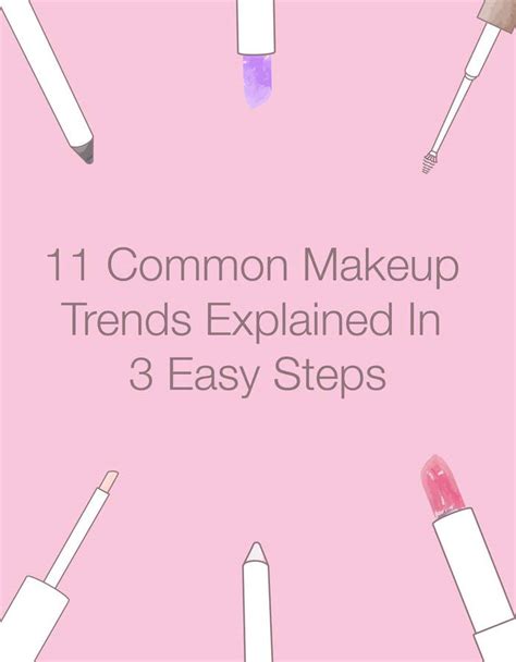 11 Makeup Trends Explained In 3 Easy Steps