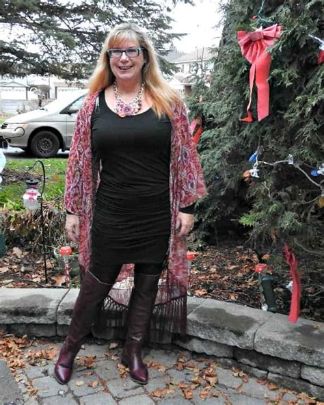 Boho Fringe and OTK Boots from Shoe Dazzle - A Labour of Life