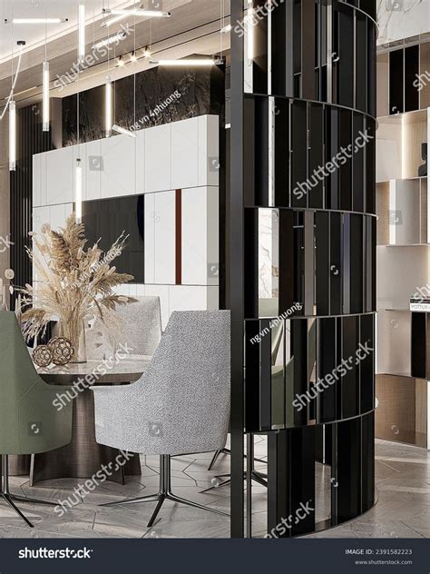 Defining Luxury Detailed Interior Design Materials Stock Photo ...