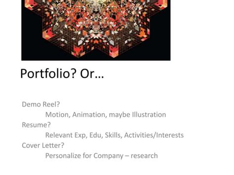 Portfolio tips | PPTX